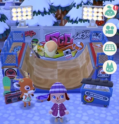 ポケ森 どうぶつの森 スマホ 攻略 オブジェ スケボ