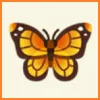 ポケ森 アイテム売却金額 とれるもの 虫 オレンジのちょうちょ