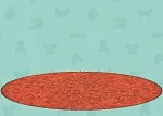 ポケ森 家具まとめ あかいろのまるいラグ