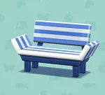ポケ森 家具まとめ ストライプなソファ