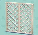 ポケ森 家具まとめ しろいラティスL
