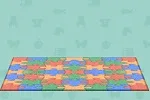 ポケ森 家具まとめ カラフルなラグ