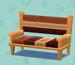 ポケ森 家具まとめ ミックスウッドのベンチ