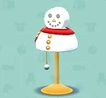 ポケ森 家具まとめ ゆきだるまランプ