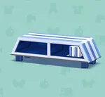 ポケ森 家具まとめ ストライプなシェルフ
