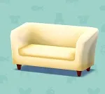 ポケ森 家具まとめ しろいソファ