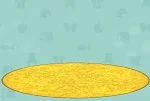 ポケ森 家具まとめ きいろのまるいラグ