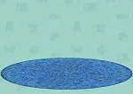 ポケ森 家具まとめ あおいろのまるいラグ