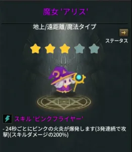 ルナ ケルフィー リセマラ当たりキャラ アリス
